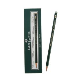 

Карандаш художественный чёрнографитный Faber-Castel CASTELL® 9000 профессиональные 4H зелёный