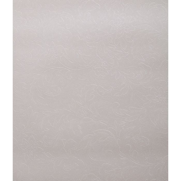 Обои виниловые на бумажной основе "Пион", белые, 0,53х10 м