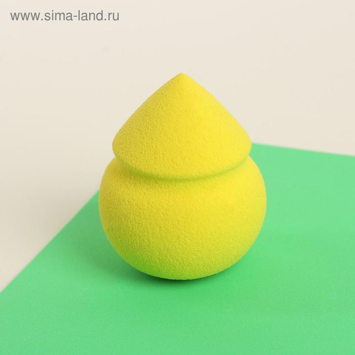 Спонжи, пуховки Спонж для нанесения косметики, 5,5 × 4 см , цвет МИКС