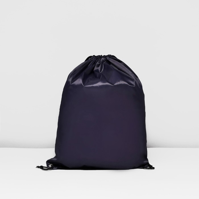 Мешок для обуви на шнурке, цвет тёмно-синий