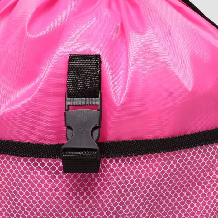 Мешок для обуви на шнурке, цвет розовый