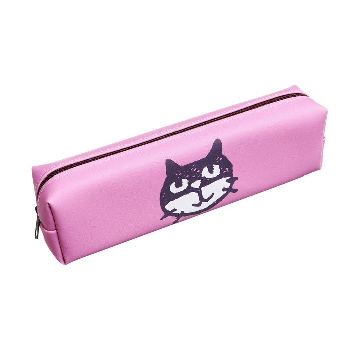 Пенал школьный на молнии Бабочка МИКС