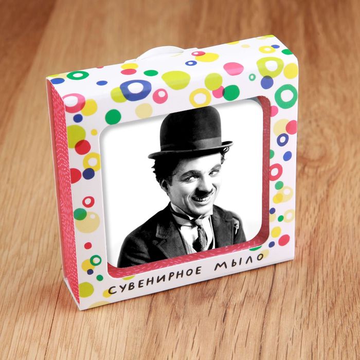Сувенирное мыло "Чаплин" 90гр