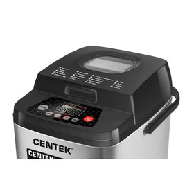 

Хлебопечка Centek CT-1410, 650 Вт, 19 программ, выбор цвета корки, чёрная