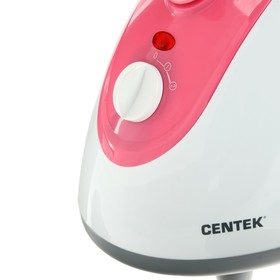 

Отпариватель Centek CT-2371, напольный, 2000 Вт, 1700 мл, 30 г/мин, шнур 1.8 м, бело-розовый