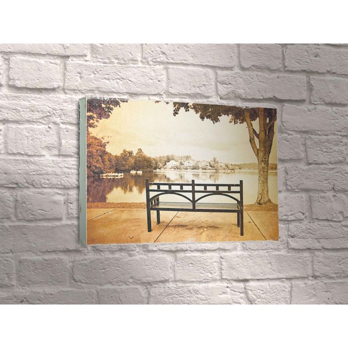 Картина "Городская набережная"