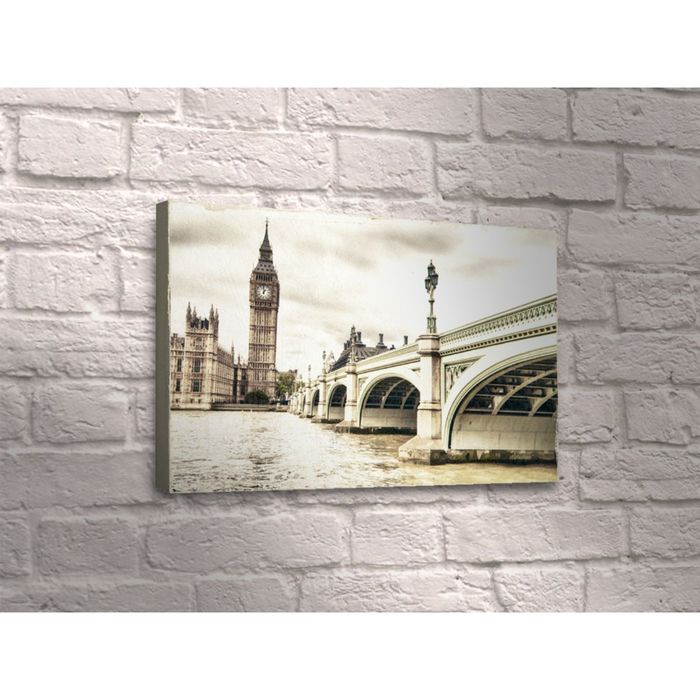 Картина "Биг-Бен на фоне моста"