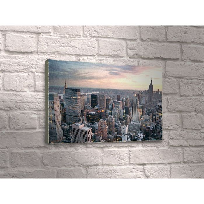 Картина "Вид сверху на небоскрёбы города"