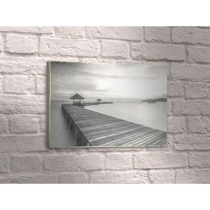 Картина "Озеро на закате"