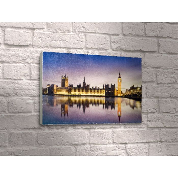 Картина "Лондон в отражении воды"