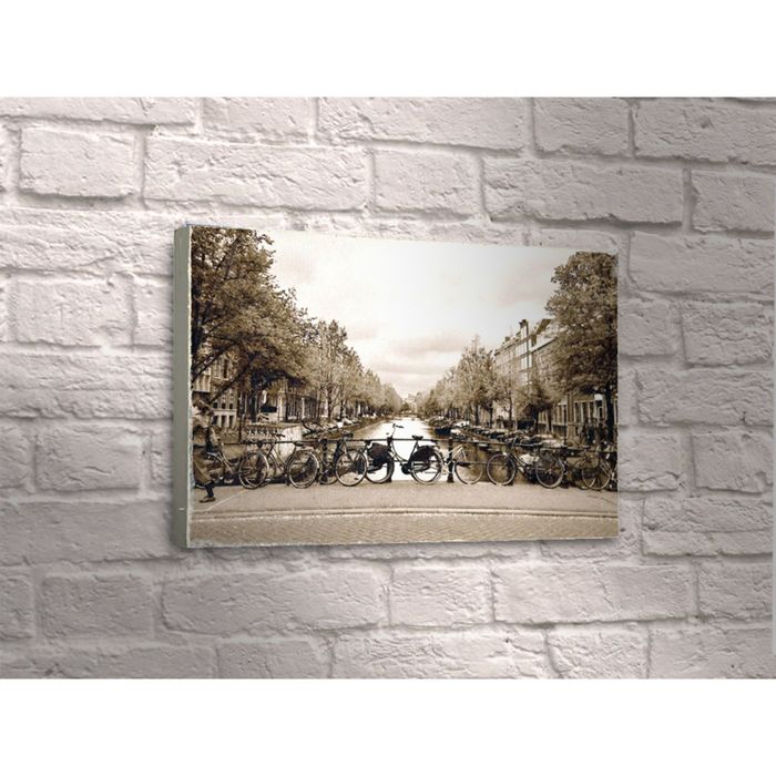 Картина "Набережная Праги" велопарковка