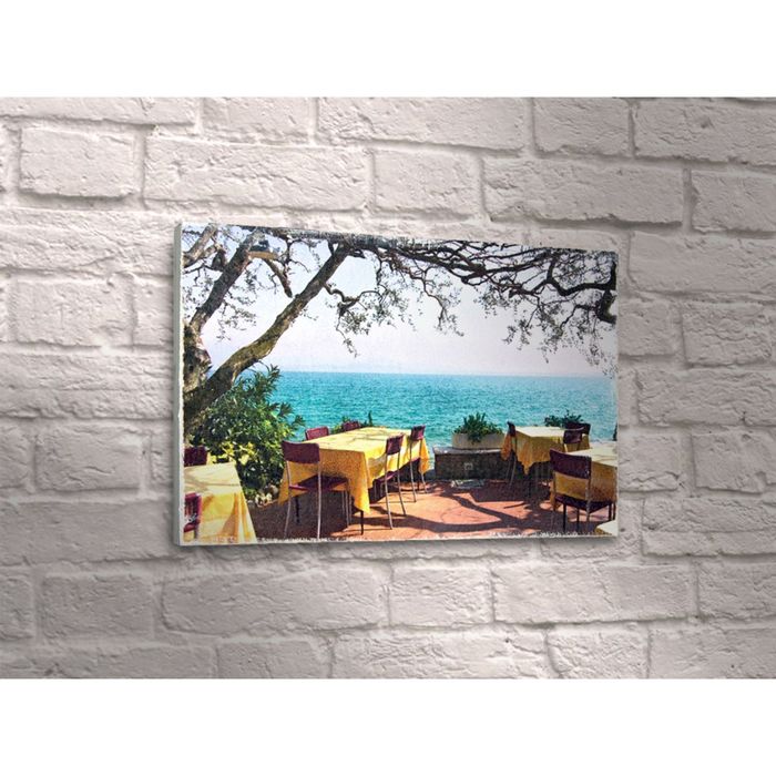 Картина "Кафе с видом на море"