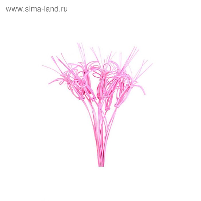 Ротанг, лилии на пике ярко-розовые, набор 10 шт