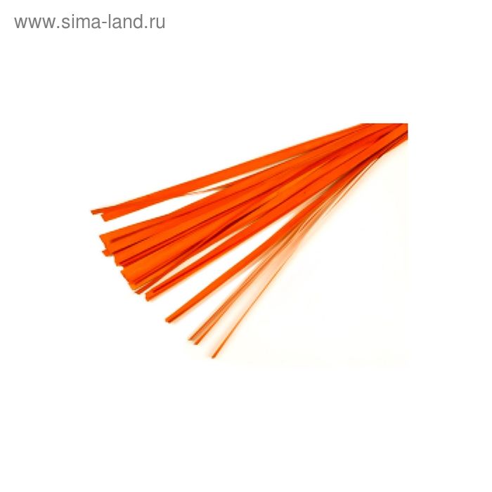 Шпон деревянный, оранжевый 1 м, набор, 50 шт