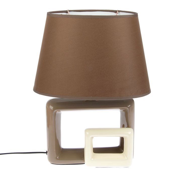 Светильник настольный "2 квадрата" E14 МИКС 40х30х20 см