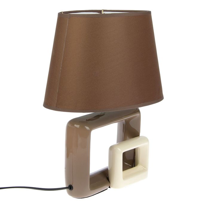 Светильник настольный "2 квадрата" E14 МИКС 40х30х20 см