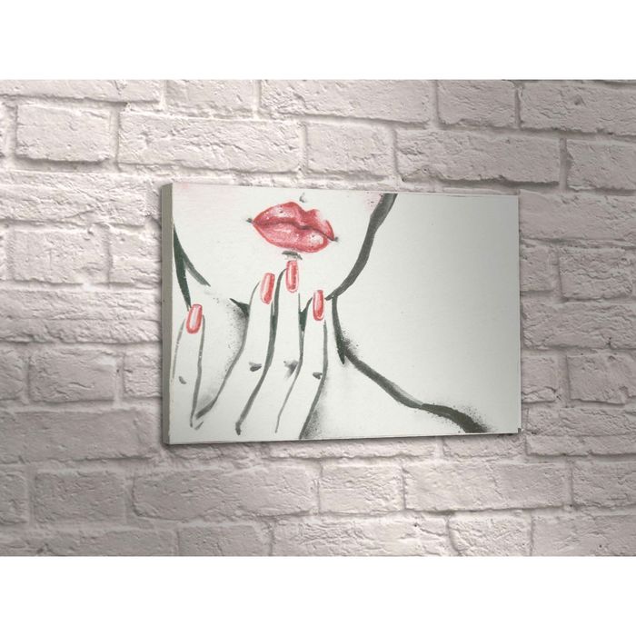 Картина "Женщина на листе бумаги"