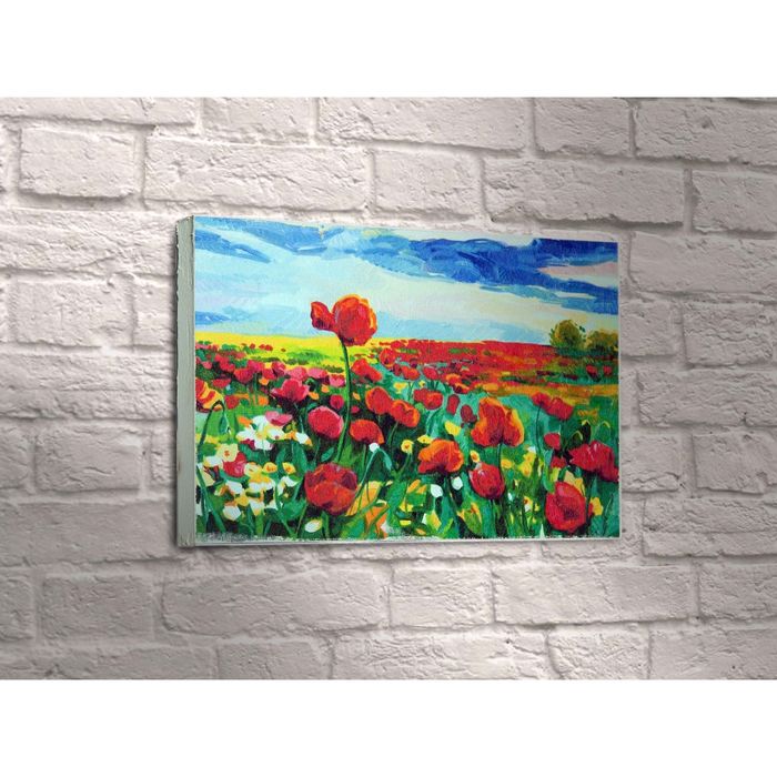 Картина "Красные маки" живопись