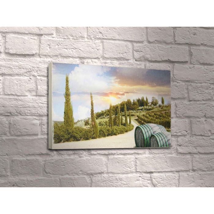 Картина "Винные бочки"