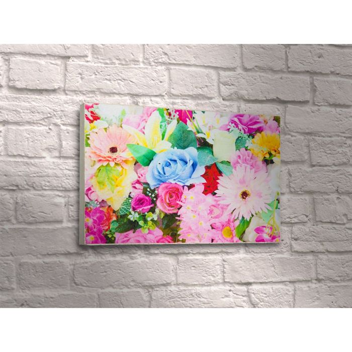 Картина "Пёстрый букет цветов"