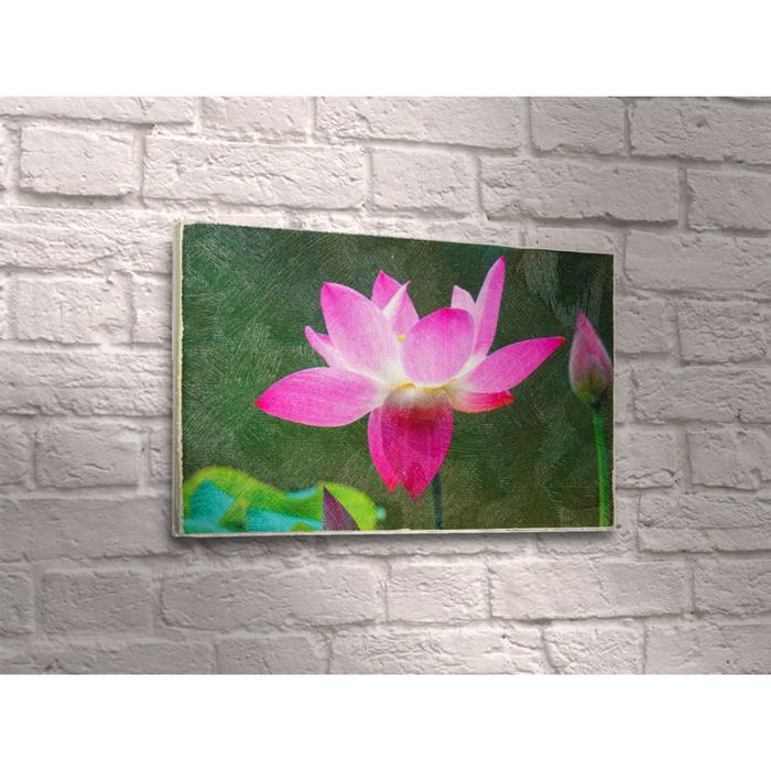 Картина "Волшебный розовый лотос"