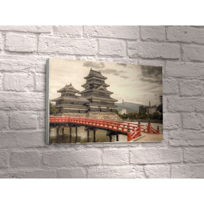 Картина "Мост перед замком Мацумото"