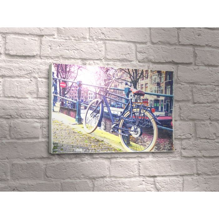 Картина "Велосипед на улице Амстердама"