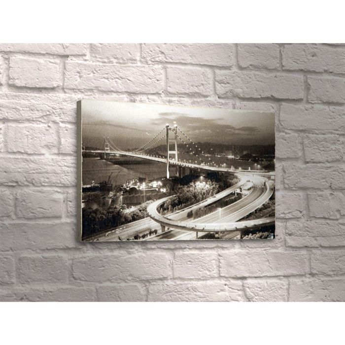 Картина "Панорама Сан-Франциско в сепии"