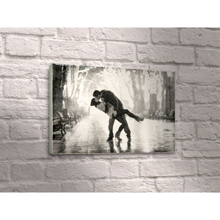 Картина "Влюблённая пара в парке"