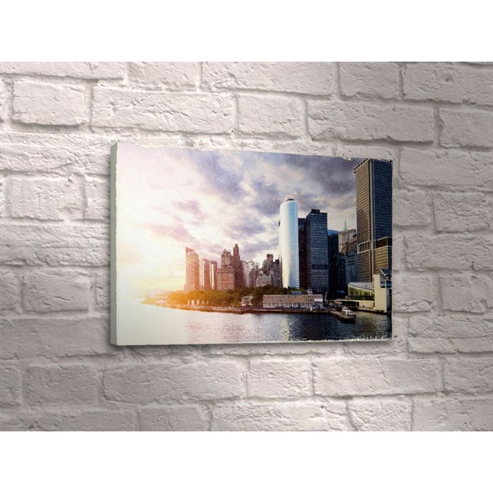 Картина "Закат в Манхэттене"