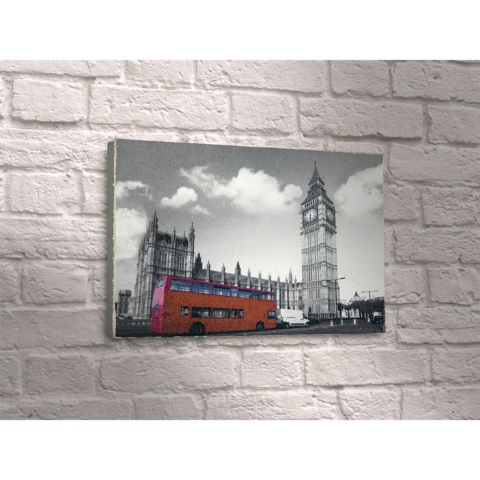 Картина "Красный лондонский автобус"