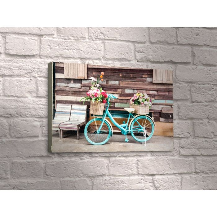 Картина "Голубой велосипед"