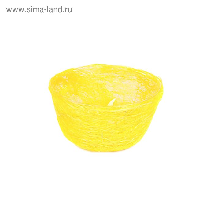 Кашпо, сизаль, круг, диффенбахия лимонная 8 х 17 см