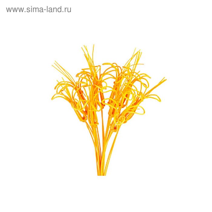 Ротанг, лилии на пике ярко-оранжевый, набор 10 шт