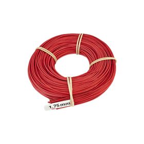 

Лоза в кольцах, ярко-красная 1,75 мм, 100 г