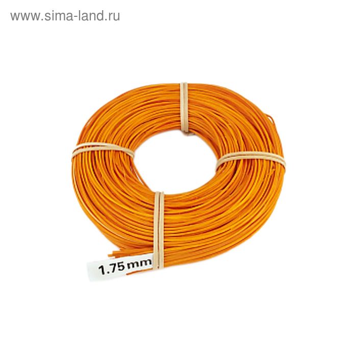 Лоза в кольцах, ярко-оранжевая 1,75 мм, 100 г