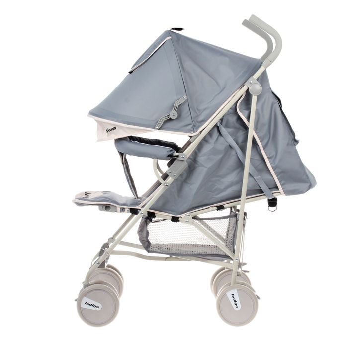 Коляска-трость Happy, цвет серый