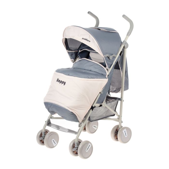Коляска-трость Happy, цвет серый