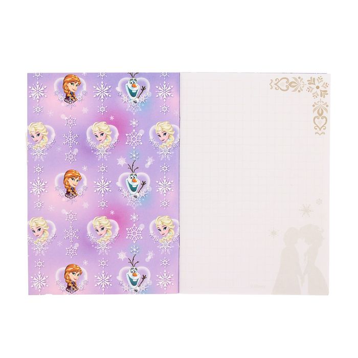 Подарочный набор: блокнот 32 листа + ручка пластик "Будь самой счастливой", Холодное сердце