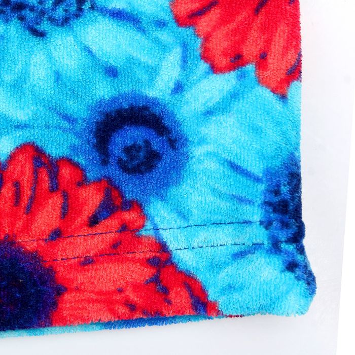 Халат женский запашной Гербера цвет МИКС, р-р 46