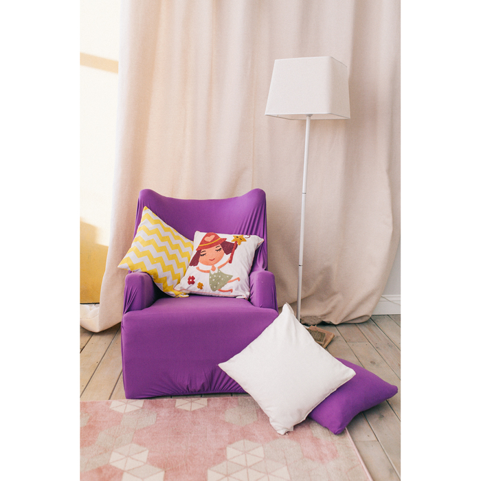 Светильник напольный "Шарм белого" E27 40W 160х38х38 см