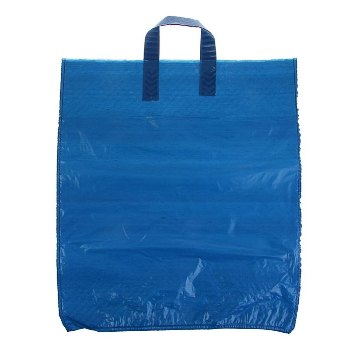 Пакет "Хозяйственный", полиэтиленовый с петлевой ручкой, 50х45 см, 200 мкм, синий