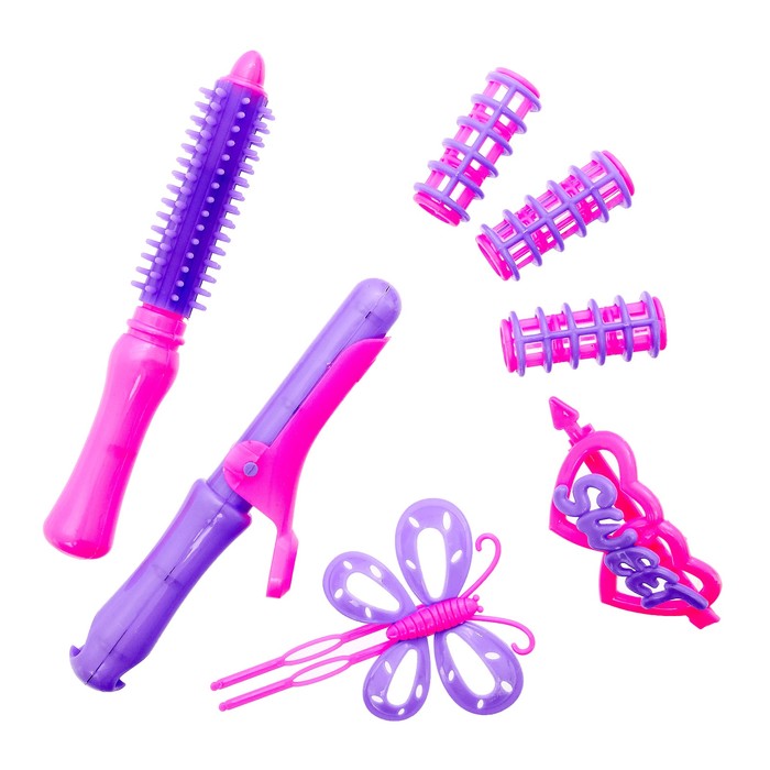 Набор парикмахера "Модная причёска-1", 7 предметов