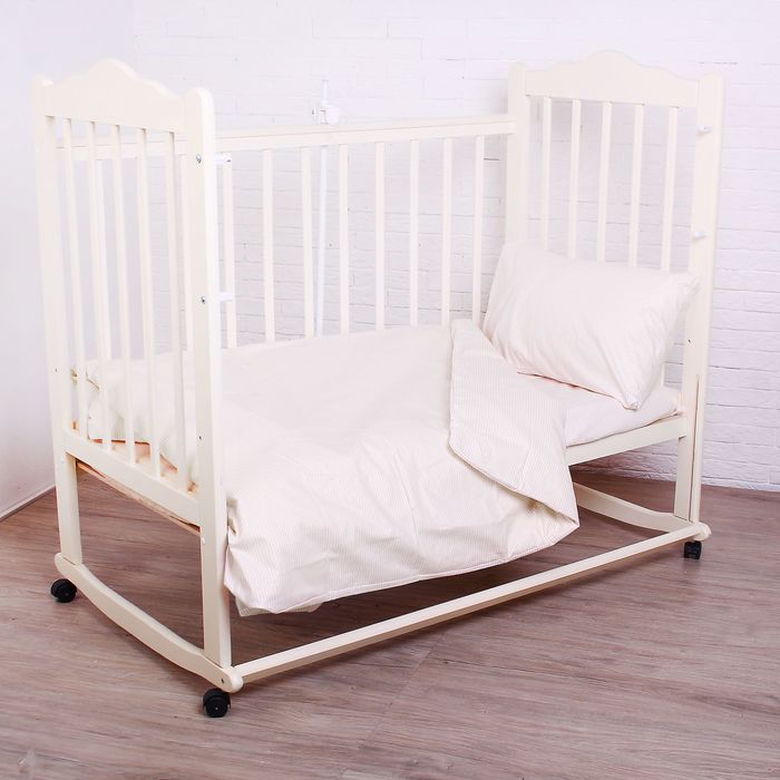 Детское постельное бельё "Ривьера", цвет бежевый 10032