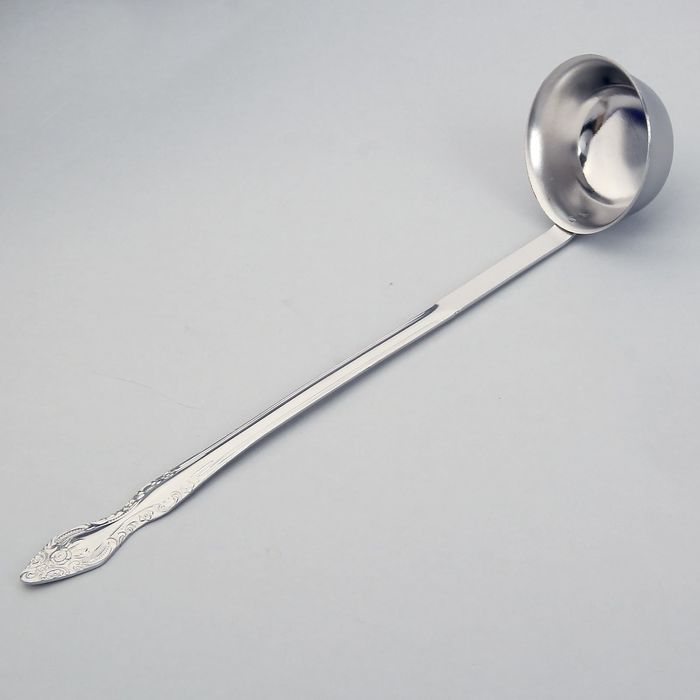 Ложка разливательная малая 50 мл 26,5 см "Тройка", толщина 1 мм