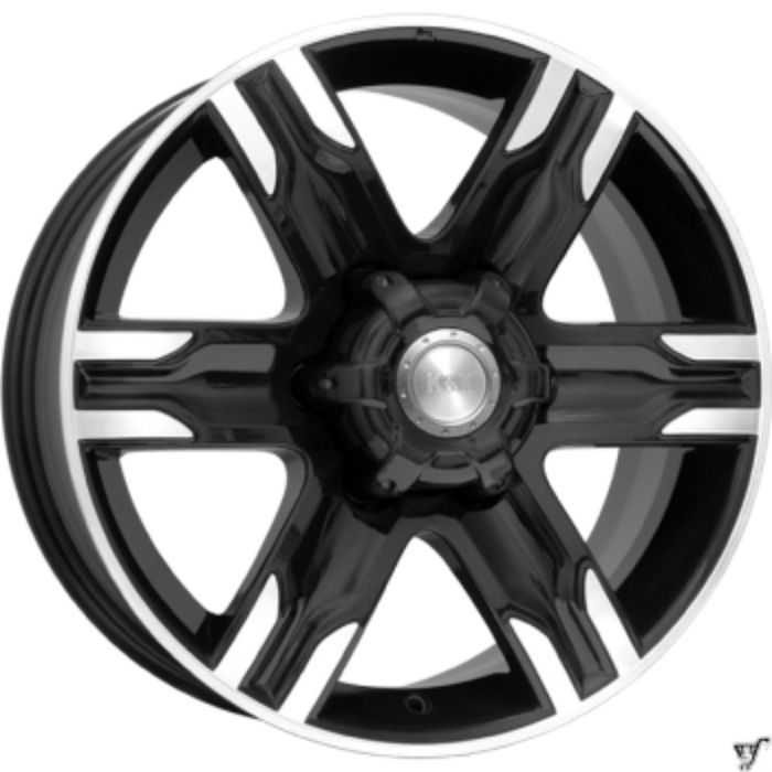 Диск K&amp;K РИАЛЬТО КС629 8×17 6×139,7 ЕТ38 d67,1 АЛМАЗ ЧЕРНЫЙ 14546