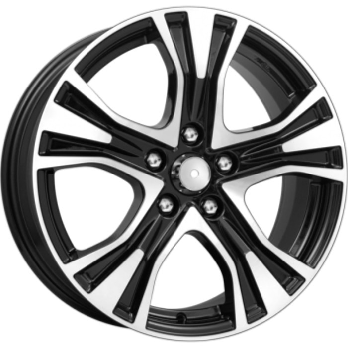 Диск КиК КС673 (ZV Jetta) 7,0x17 5x112 ET54 d57,1 алмаз черный (Арт.68031)