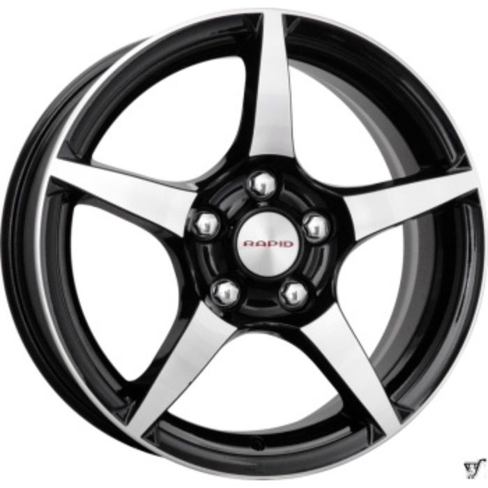 Диск K&amp;K R1 КС425 6,5×16 5×108 ЕТ40 d67,1 АЛМАЗ ЧЕРНЫЙ 9748