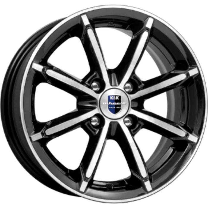 Диск КиК Sportline (КС603) 6,0x14 4x 98 ET30 d58,6 алмаз черный (Арт.13597)