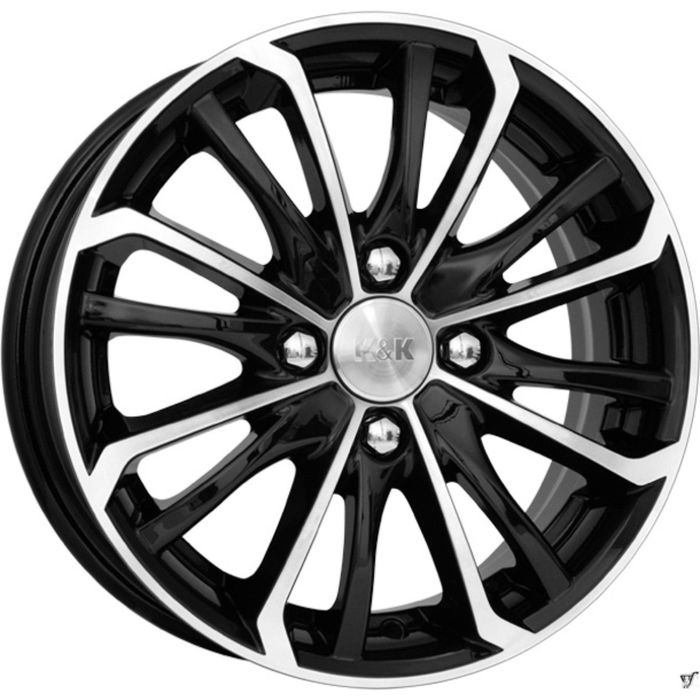 Диск K&amp;K РИМЭКС КС583 5,5×14 4×d98 ЕТ35 d58,5 АЛМАЗ ЧЕРНЫЙ 13146